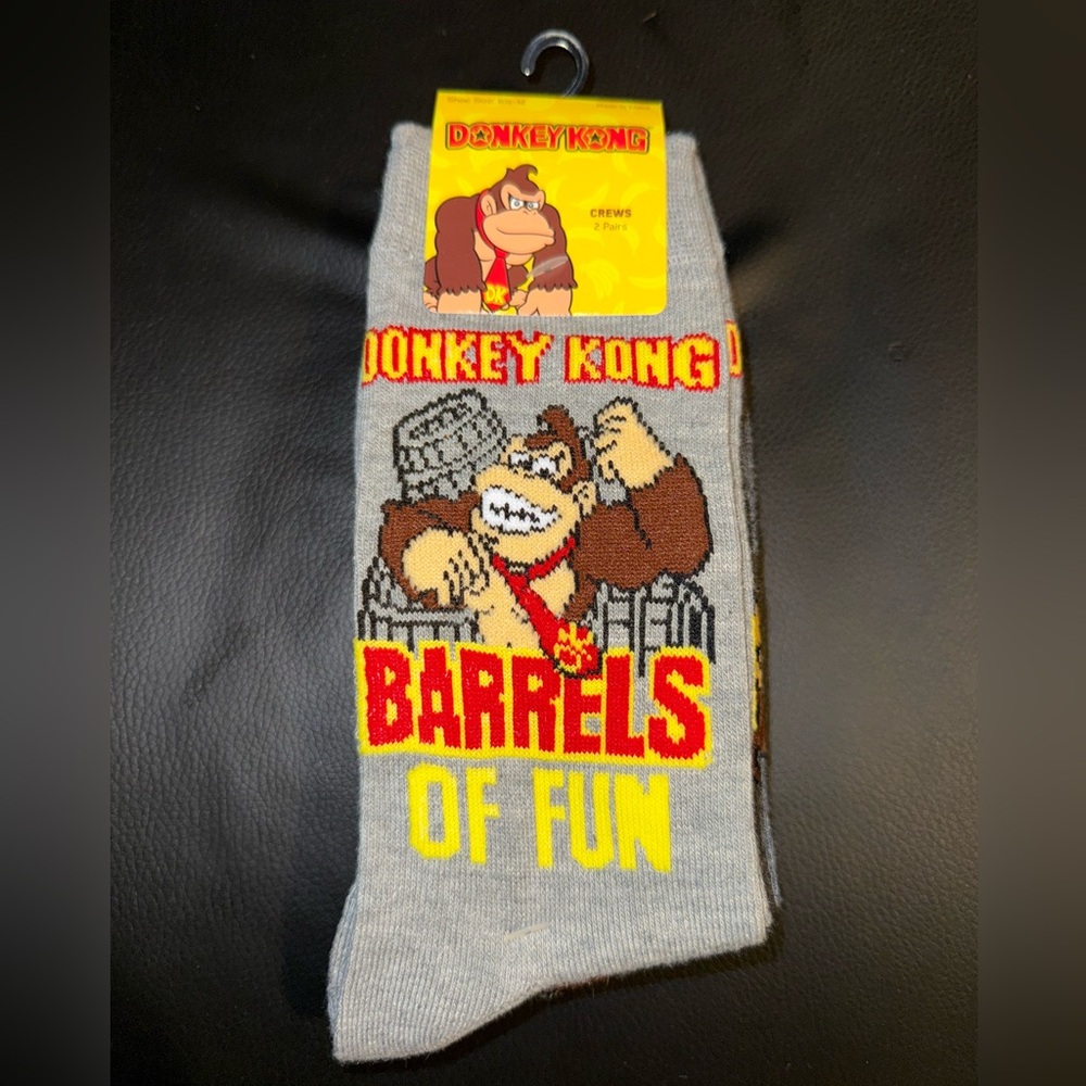 Nintendo Donkey Kong Socks